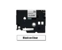 Brother P-Touch PT-300B Black on Clear Label Tape - 0.5\"