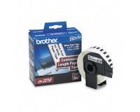 Brother QL-710W Continuous Length Paper Tape (OEM 1.1\" x100\') Black on White