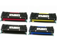 Lexmark CS736DTN Toner Cartridge Set - Black, Cyan, Magenta, Yellow