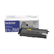 OEM Brother TN360 High Yield Black Laser Toner Cartridge (2,600 Pages)