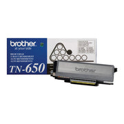 OEM Brother TN650 High Yield Black Laser Toner Cartridge (8,000 Pages)