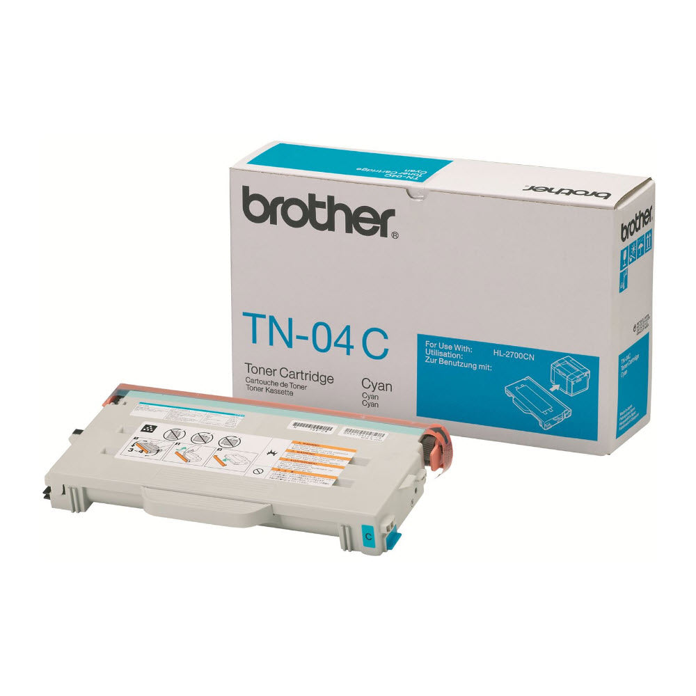 OEM Brother TN04C Cyan Toner Cartridge (6,600 Pages)