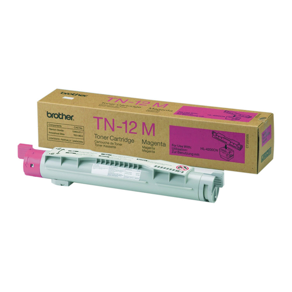 OEM Brother TN12M Magenta Toner Cartridge (6,000 Pages)