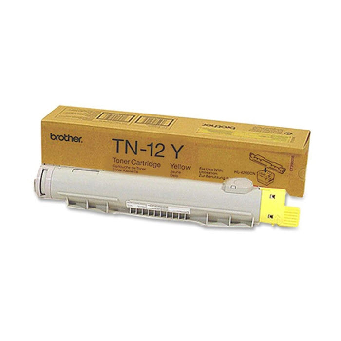 OEM Brother TN12Y Yellow Toner Cartridge (6,000 Pages)