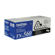 OEM Brother TN560 High Yield Black Laser Toner Cartridge (6,500 Pages)