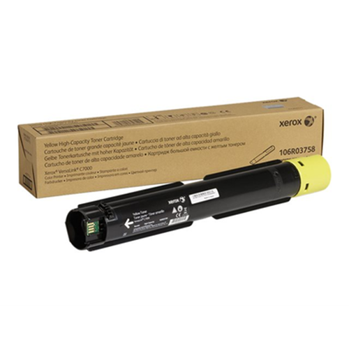 OEM Xerox 106R03758 Yellow Toner Cartridge (10,100 Pages)