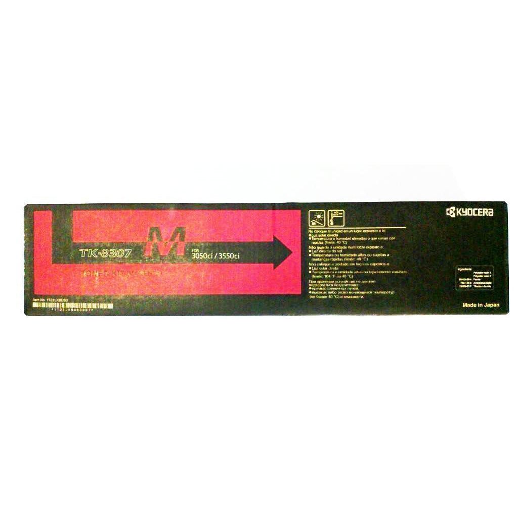 OEM Kyocera Mita TK-8307M Magenta Toner Cartridge (15,000 Pages)