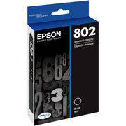 OEM Epson 802 (T802120) Black Ink Cartridge (900 Pages)