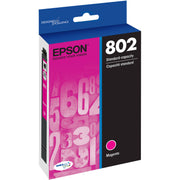 OEM Epson 802 (T802320) Magenta Ink Cartridge (650 Pages)