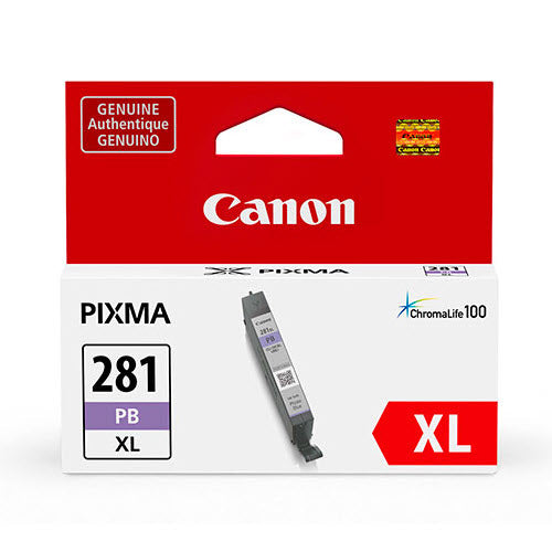 OEM Canon CLI-281XL Photo Blue Ink Cartridge (515 Pages)