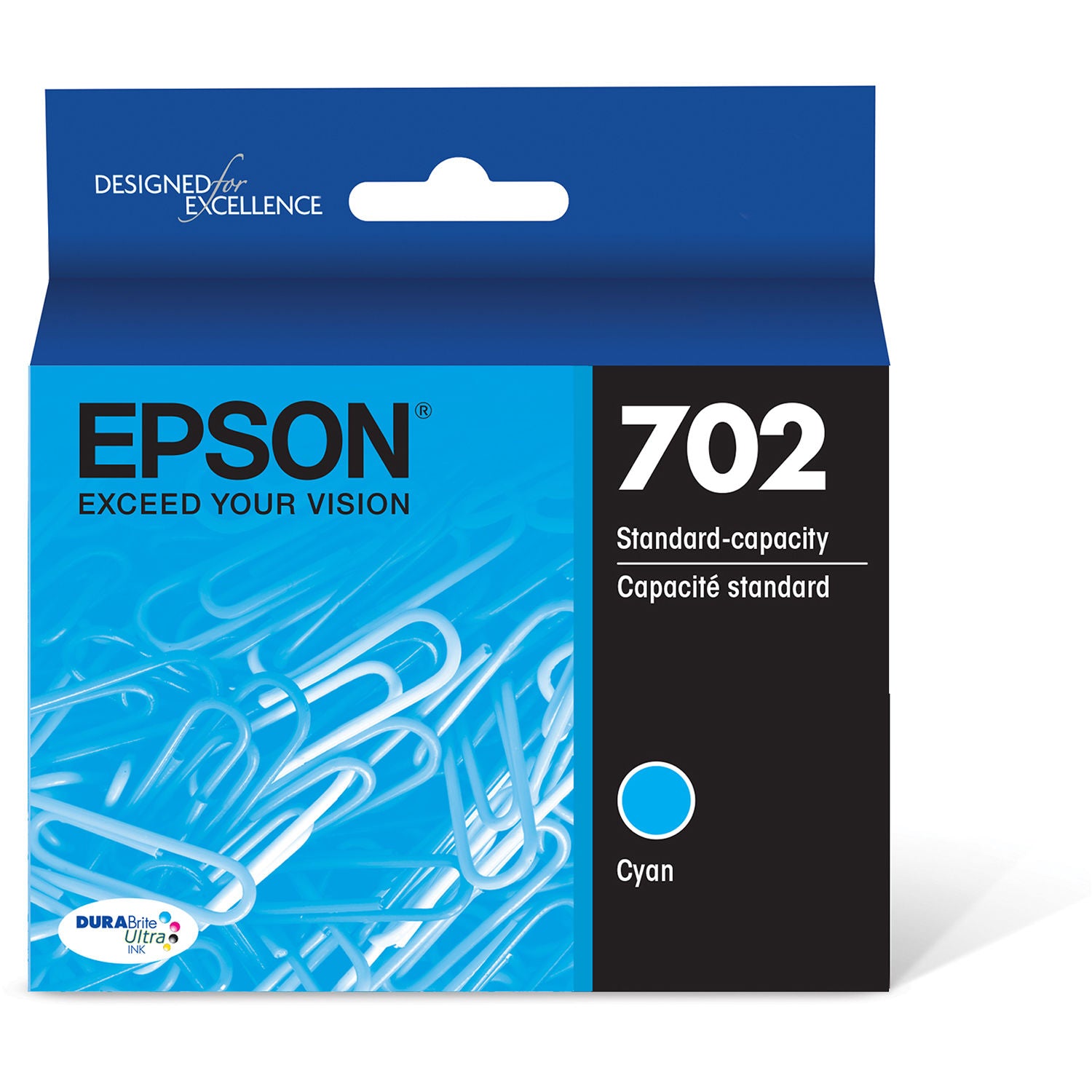 OEM Epson T702220 Cyan Ink Cartridge (300 Pages)