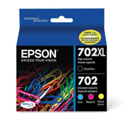 OEM Epson T702XL HY Black/Color Ink Cartridge
