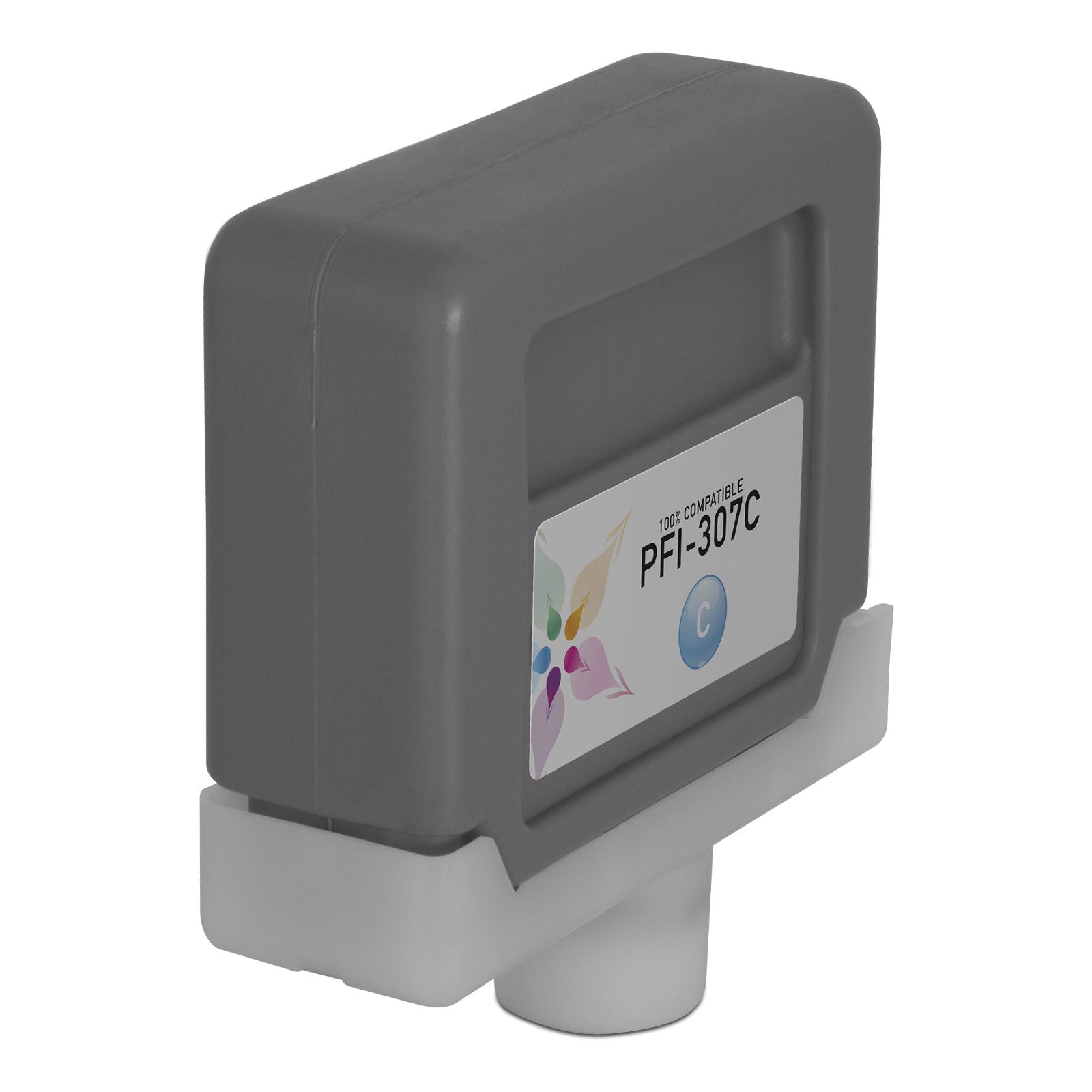 Compatible Canon PFI307C Cyan Ink Cartridge