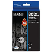 OEM Epson 802XL Black Ink Cartridge (2,600 Pages)