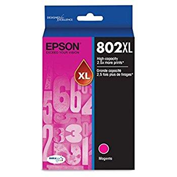 OEM Epson 802XL Magenta Ink Cartridge (1,900 Pages)