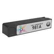 Remanufactured HP 981A Black Ink Cartridge (6,000 Pages)