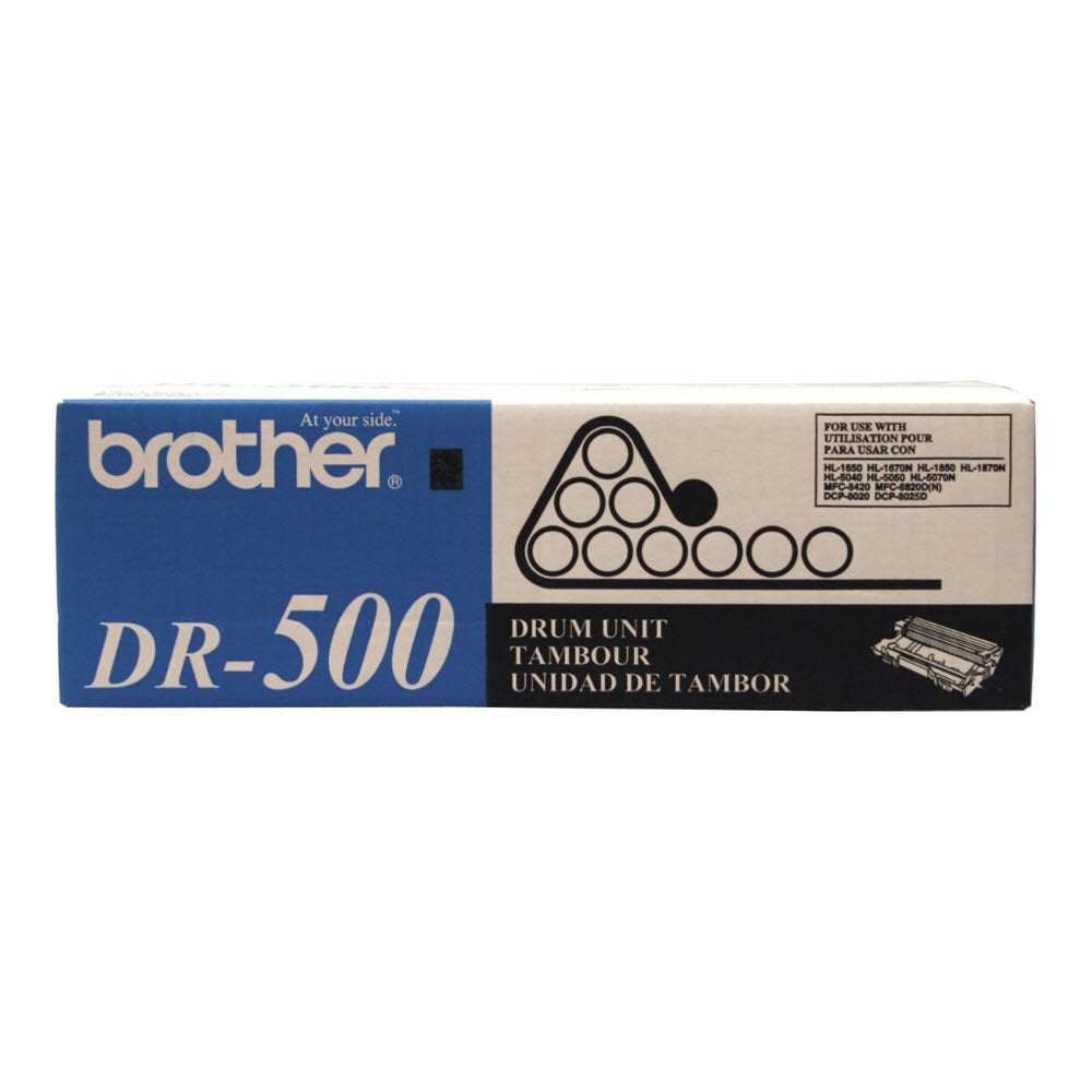 OEM Brother DR500 Black Laser Drum Unit (20,000 Pages)