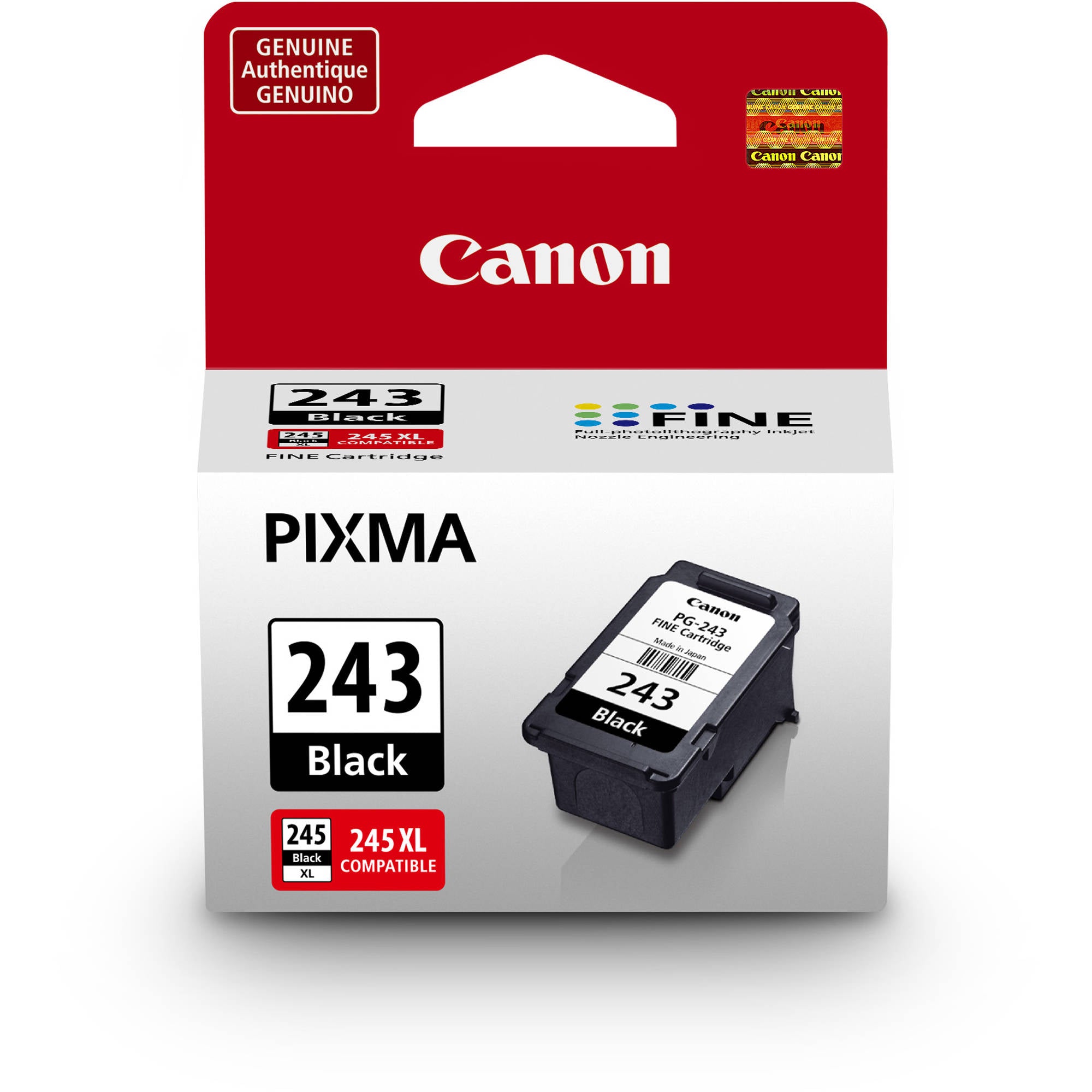 OEM Canon PG-243 Black Ink Cartridge (180 Pages)