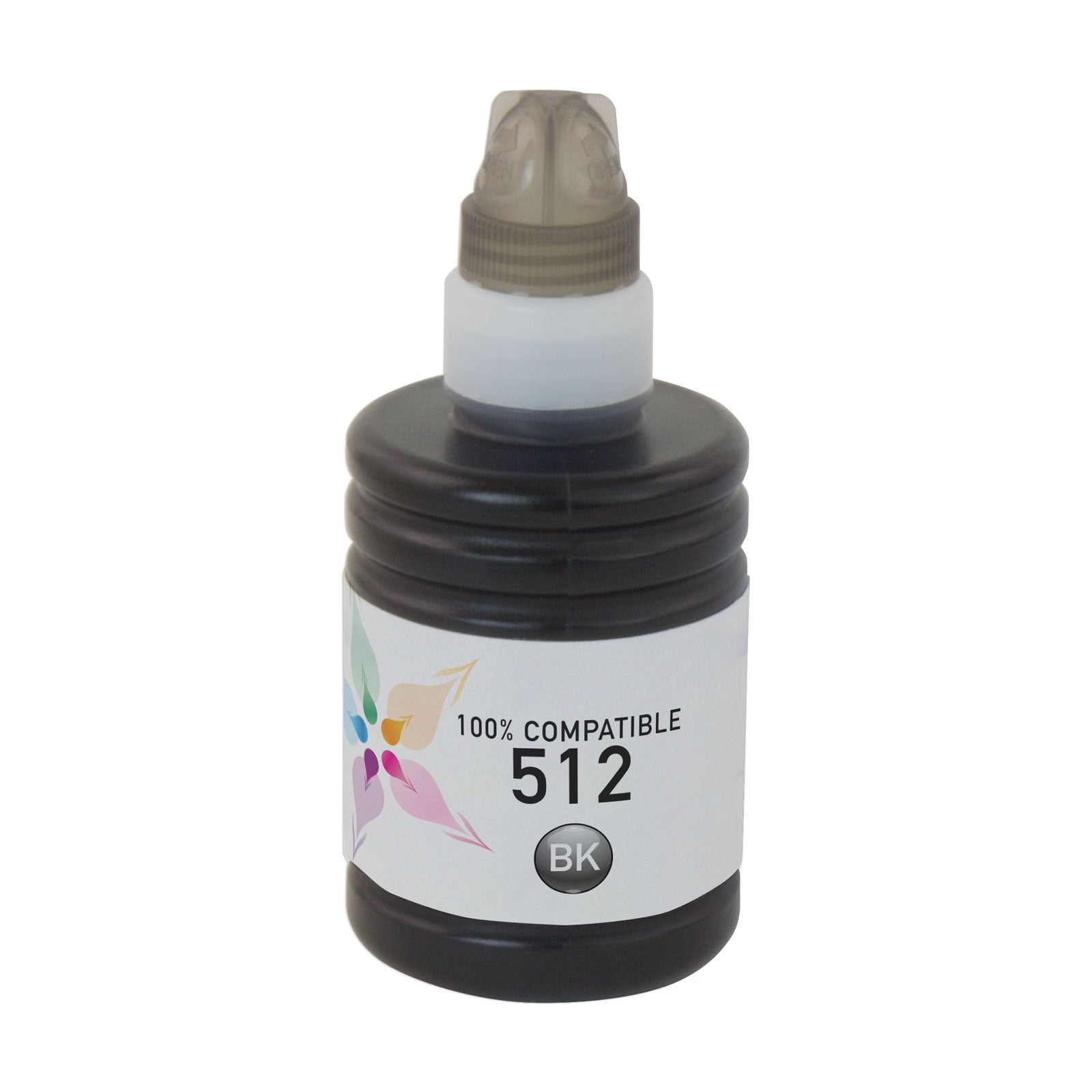Compatible Epson T512020S Black Ink Bottle (8,000 Pages)
