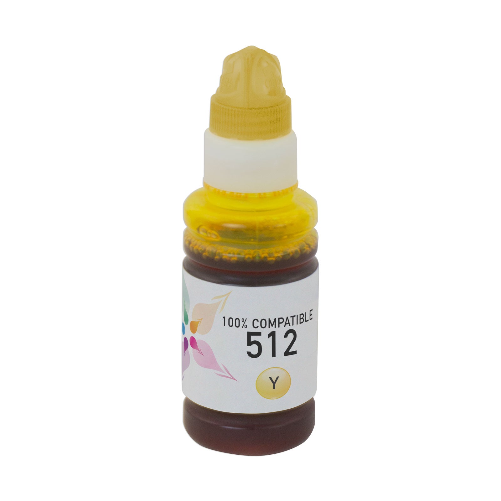 Compatible Epson T512420S Yellow Ink Bottle (5200 Pages)