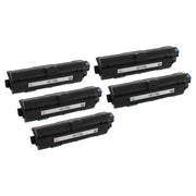 Set of 5 Compatible Kyocera-Mita TK-1152 Black Toner Cartridges