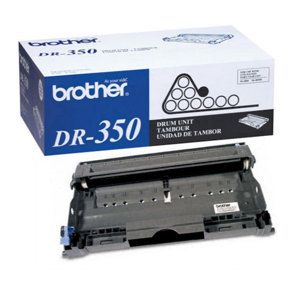 OEM Brother DR350 Black Laser Drum Unit (12,000 Pages)
