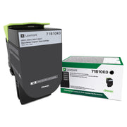 OEM Lexmark 71B10K0 Black Toner Cartridge (3,000 Pages)