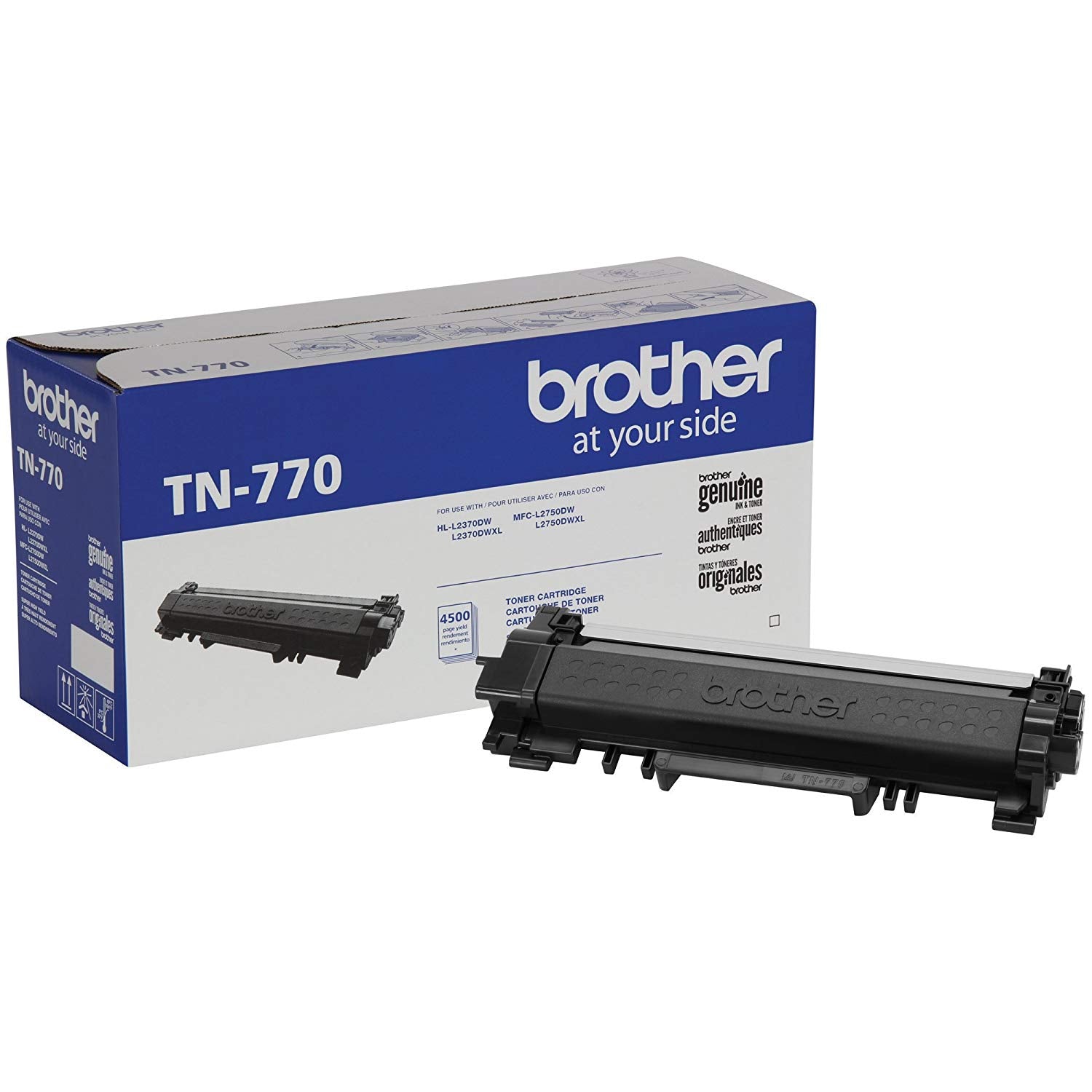 OEM Brother TN770 Super HY Black Toner Cartridge (4,500 Pages)