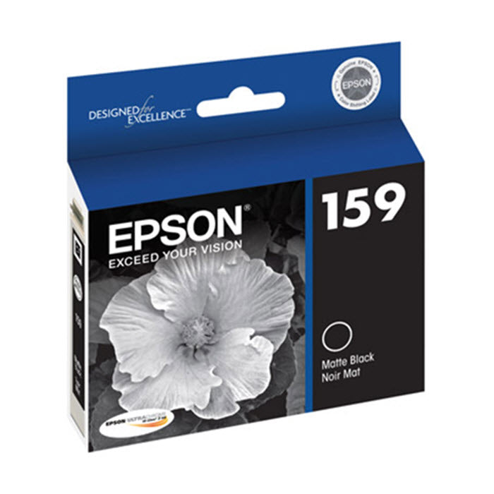 OEM Epson T159820 Matte Black Ink Cartridge (600 Pages)
