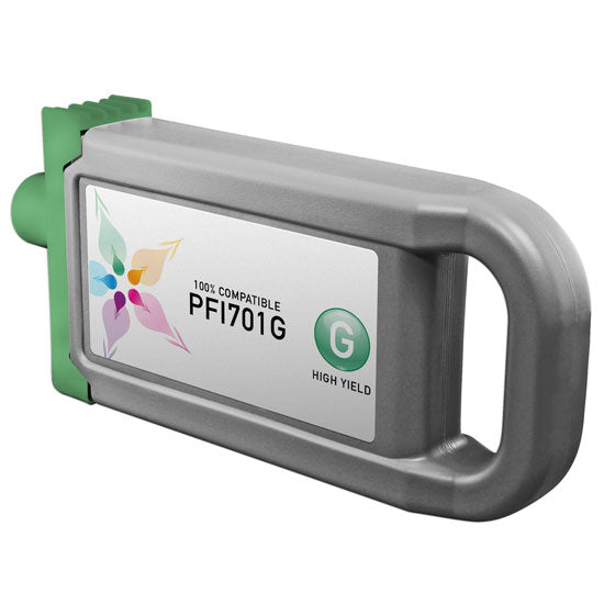 Compatible Canon PFI-701G High Yield Green Ink Cartridge