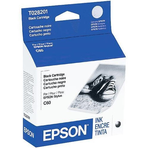 OEM Epson T028201 Black Ink Cartridge (600 Pages)