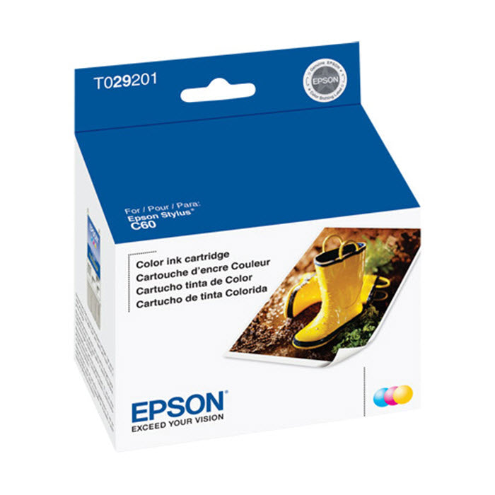 OEM Epson T029201 Color Ink Cartridge (420 Pages)