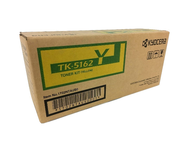 OEM Kyocera TK-5162Y Yellow Toner Cartridge (12,000 Pages)