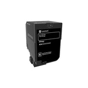 OEM Lexmark 74C0H10 Black Toner Cartridge (20,000 Pages)