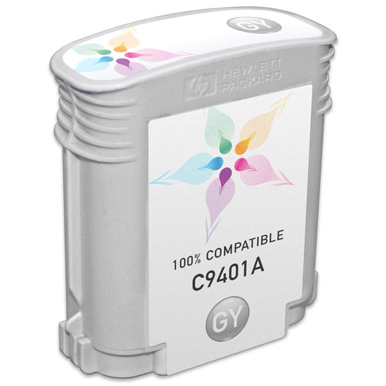 Remanufactured HP C9401A Gray Ink Cartridge