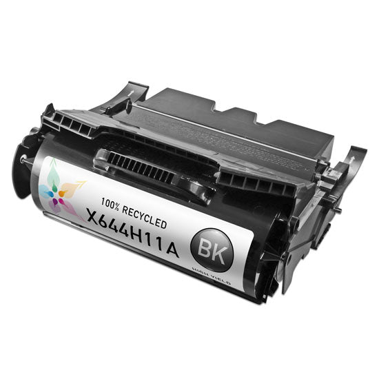 Remanufactured Lexmark X644H11A Black High Yield Laser Toner Cartridge (21,000 Pages)
