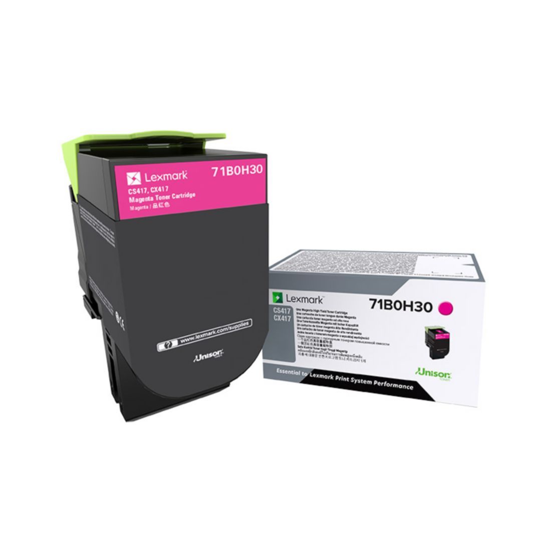 OEM Lexmark 71B0H30 Magenta Toner Cartridge (3,500 Pages)