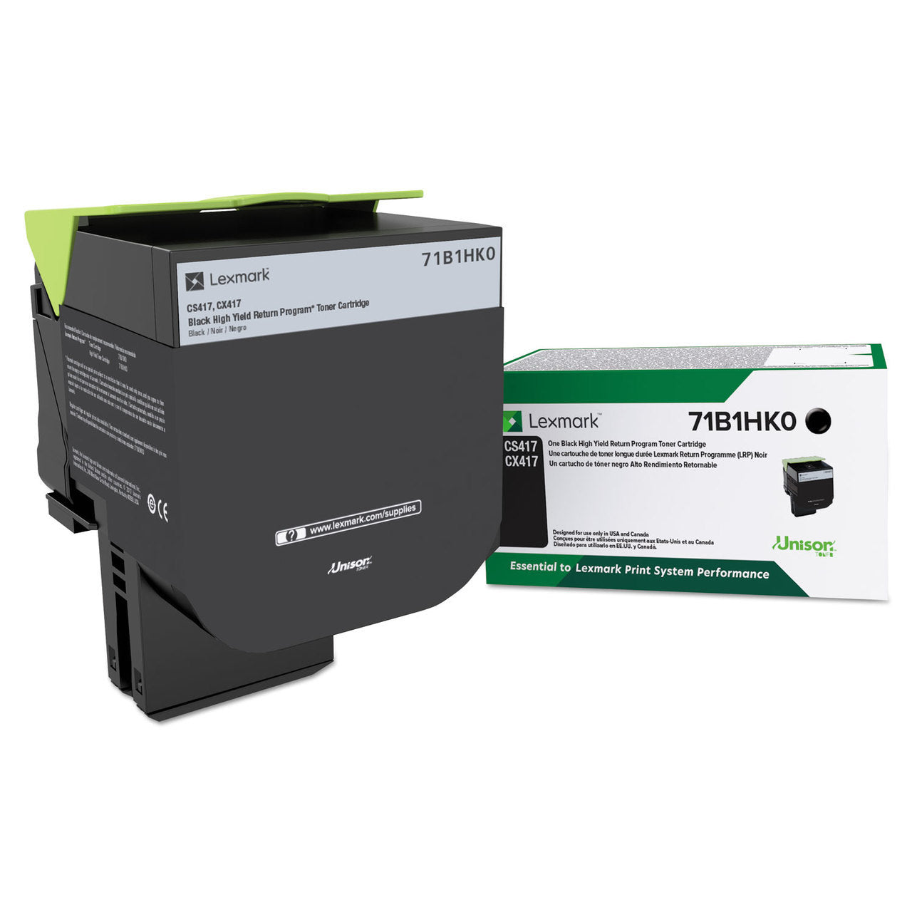 OEM Lexmark 71B1HK0 Black Toner Cartridge (6,000 Pages)