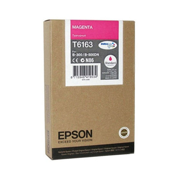 OEM Epson T616300 (T6163) Magenta Ink Cartridge (3,500 Pages)