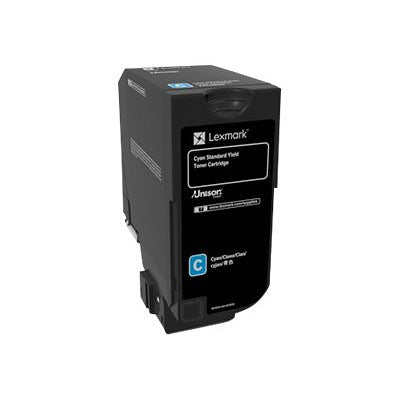 OEM Lexmark 74C0S20 Cyan Toner Cartridge (7,000 Pages)