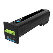 OEM Lexmark 72K0X20 Cyan Extra High Yield Toner Cartridge (22,000 Pages)