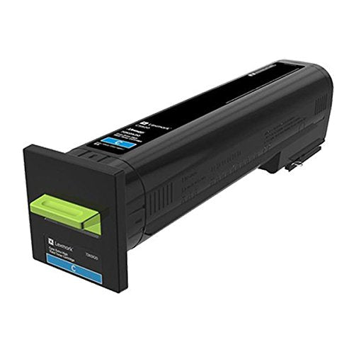 OEM Lexmark 72K0X20 Cyan Extra High Yield Toner Cartridge (22,000 Pages)