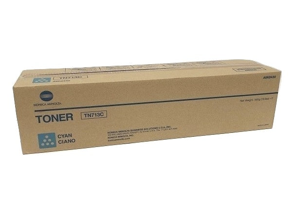 OEM Konica Minolta TN-713 Cyan Toner Cartridge (33,200 Pages)