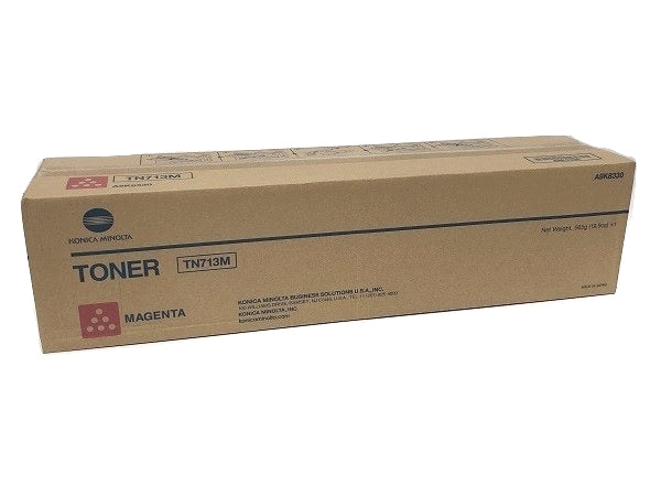 OEM Konica Minolta TN-713 Magenta Toner Cartridge (33,200 Pages)