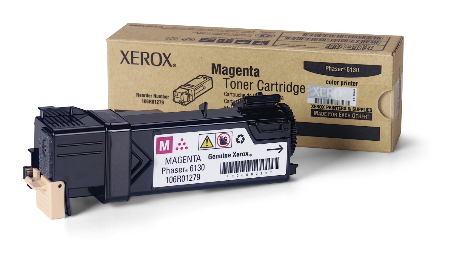 OEM Xerox 106R01279 Magenta Laser Toner Cartridge (1,900 Pages)