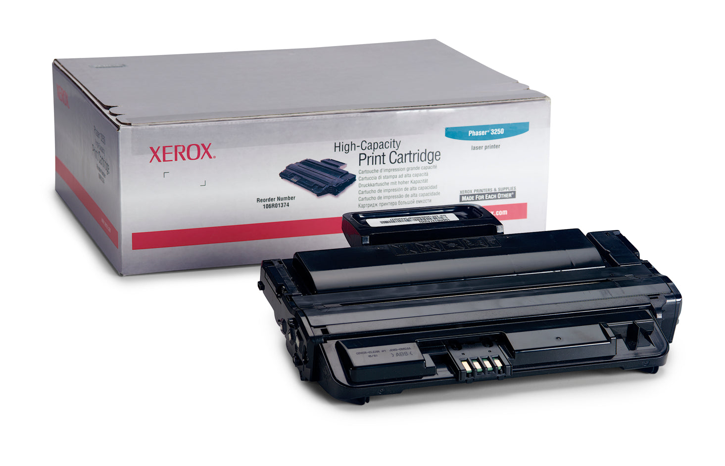 OEM Xerox 106R01374 Black Laser Toner Cartridge (5,000 Pages)