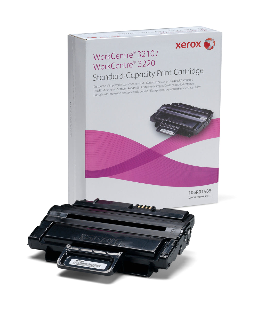 OEM Xerox 106R01485 Black Laser Toner Cartridge (2,000 Pages)