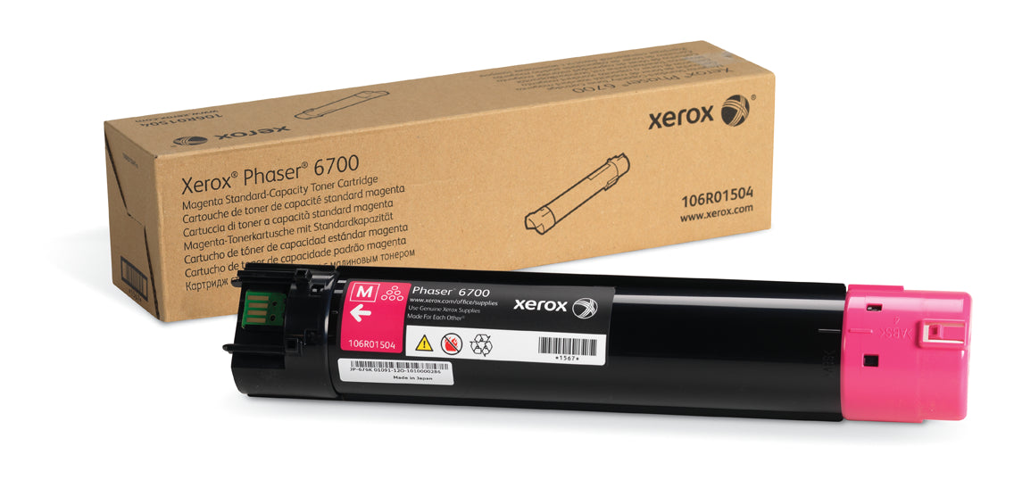OEM Xerox 106R01504 Magenta Laser Toner Cartridge (5,000 Pages)