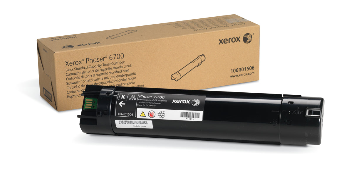 OEM Xerox 106R01506 Black Laser Toner Cartridge (7,100 Pages)