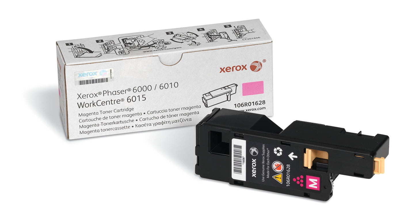 OEM Xerox 106R01628 Standard Capacity Magenta Laser Toner Cartridge (1,000 Pages)